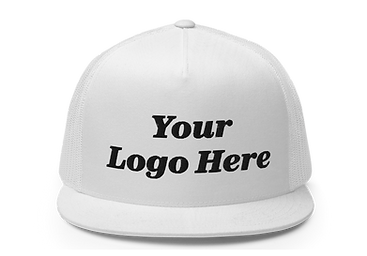 Embroidered five-panel trucker cap